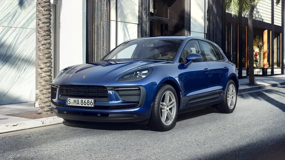 Porsche Macan Electric 2026 Gentian Blue Metallic Colour