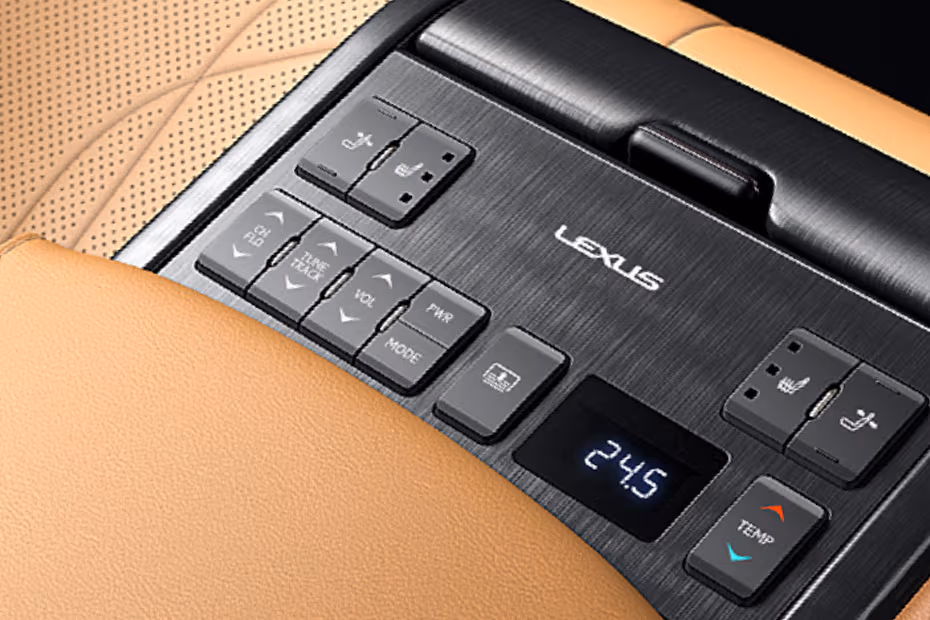 Lexus ES 2026 centre controls with buttons