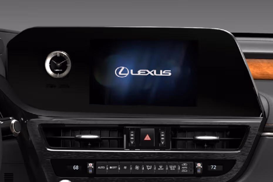 Lexus ES 2026 dashboard with floating touchscreen infotainment system