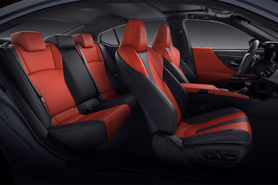 Lexus ES 2026 Front Rear Seats View Together