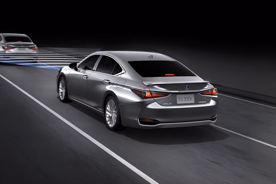 Lexus ES 2026  Sonic Titanium Rear Cross Side View