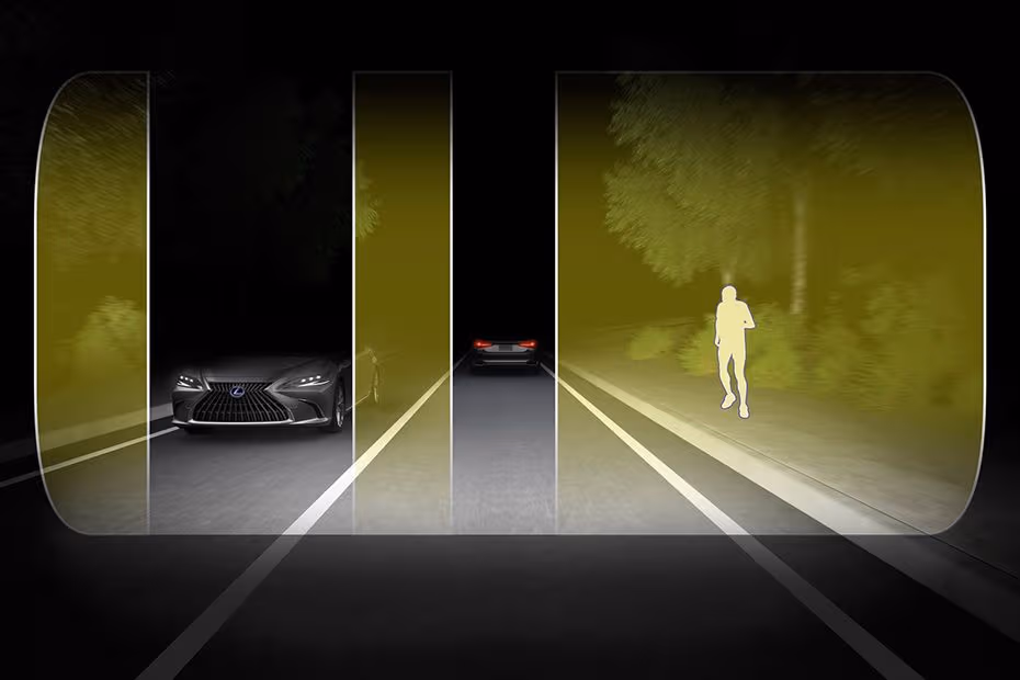 Lexus ES Hybrid 2026 Sedan Parking Assist View