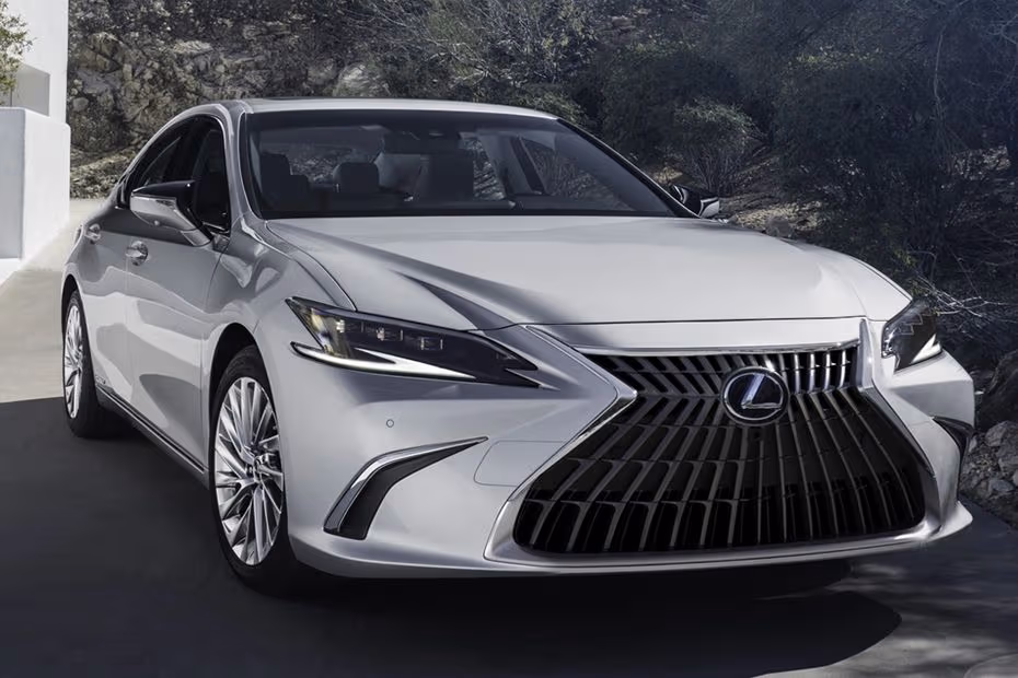 Lexus ES Hybrid 2026 Sedan Sonic Iridium Front Cross Side View