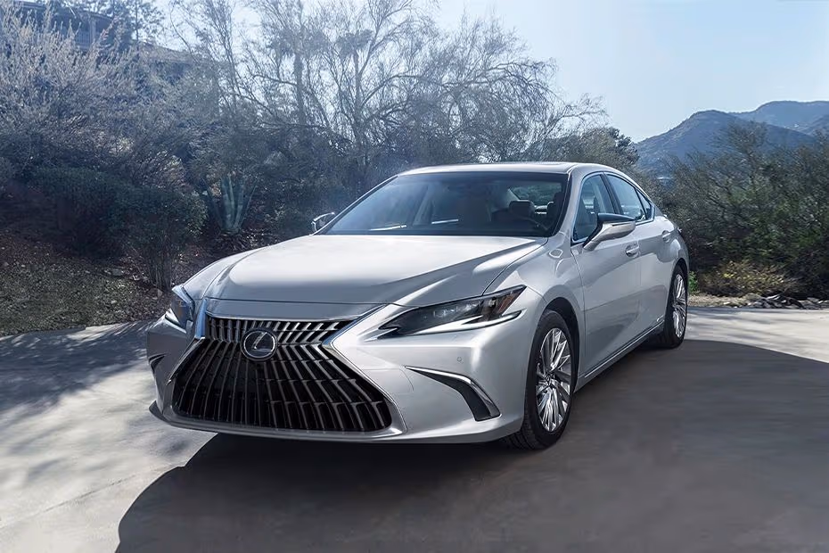 Lexus ES Hybrid 2026 Sedan Sonic Iridium  Front Low Angle View