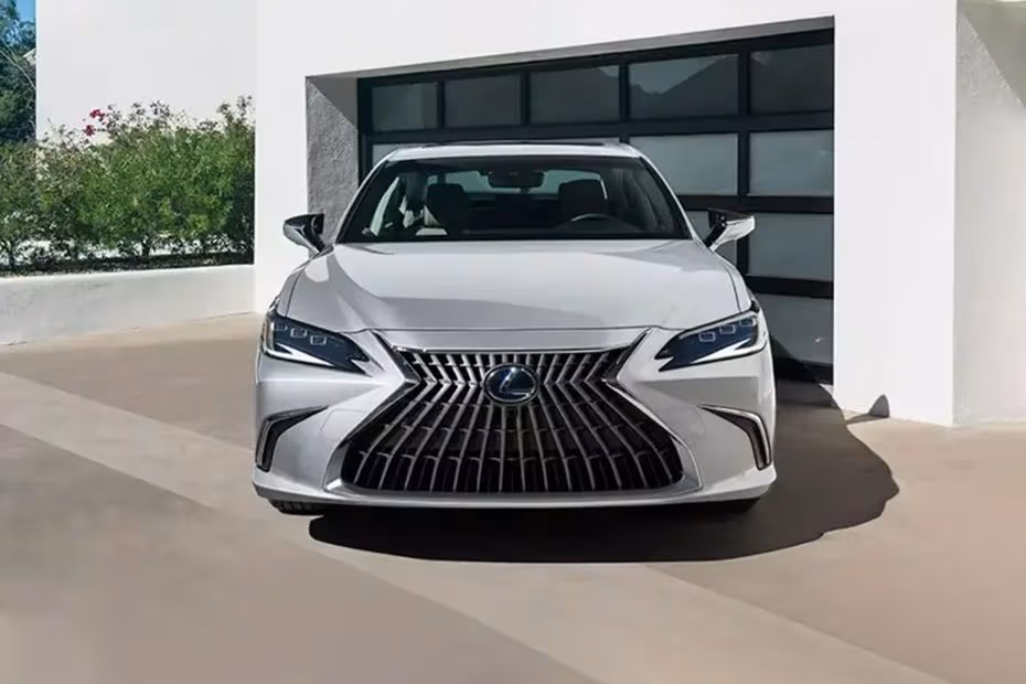 Lexus ES Hybrid 2026 Sedan Sonic Iridium front view with LED Headlights