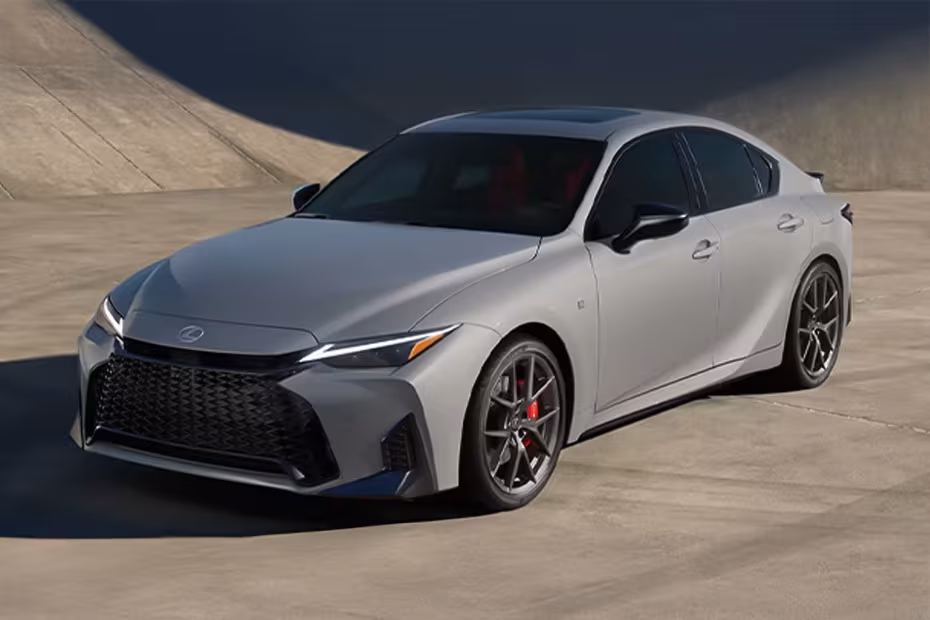 Lexus IS 2026 front view with LED Headlights
