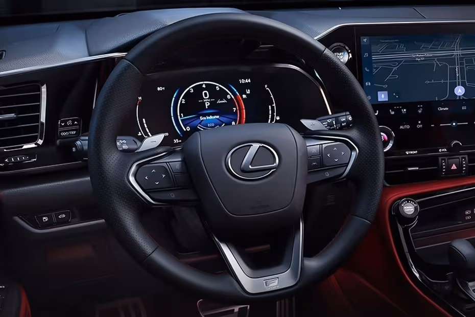 Lexus LC 500 2026 steering wheel controls buttons