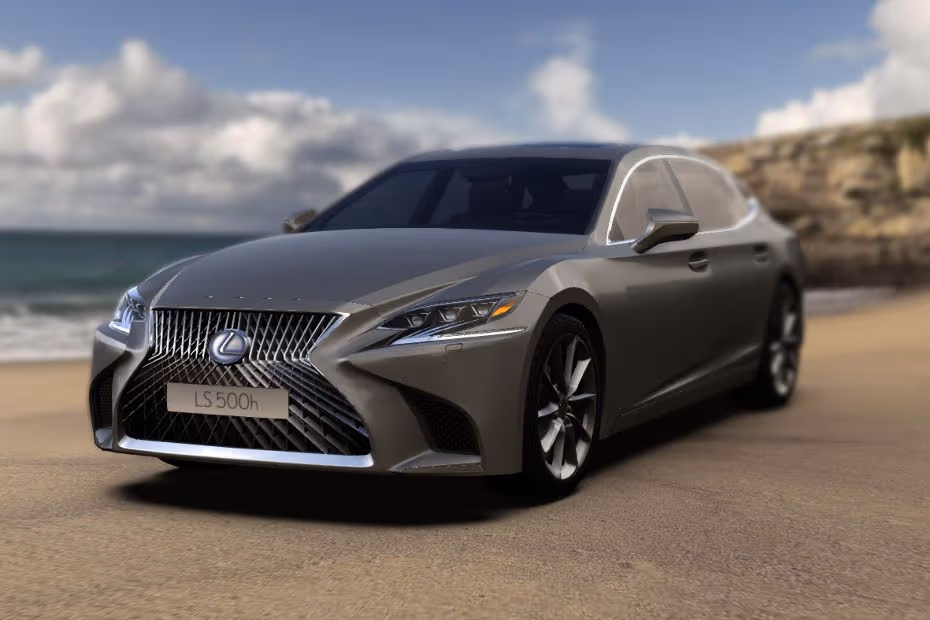 Lexus LS 2026 Sedan Front Low Angle View
