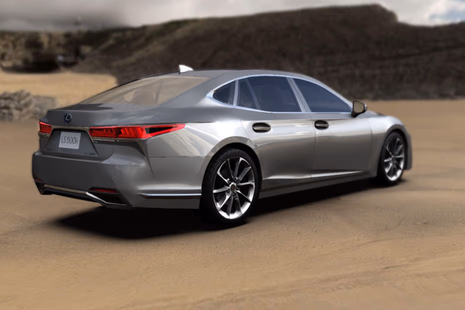 Lexus LS 2026 Sedan Rear Right Side Angle View
