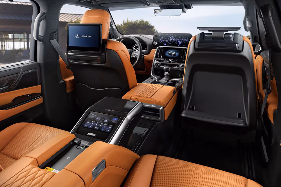 Lexus LX 2026 SUV Rear Seat Entertainment System View