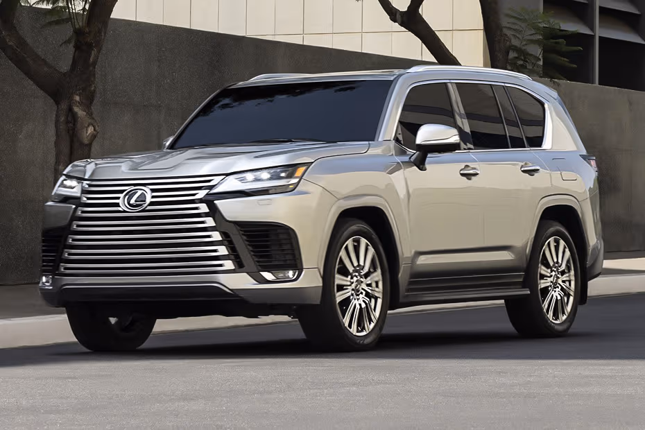 Lexus LX 700H 2026 front angle low view 