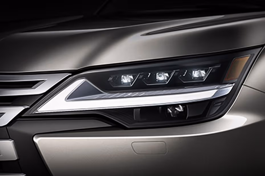 Lexus LX 700H 2026 front view with LED Headlights