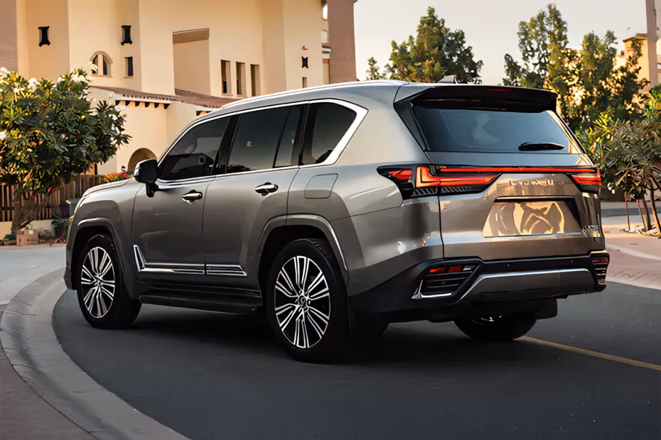 Lexus LX 700H 2026 left side profile with alloy wheels