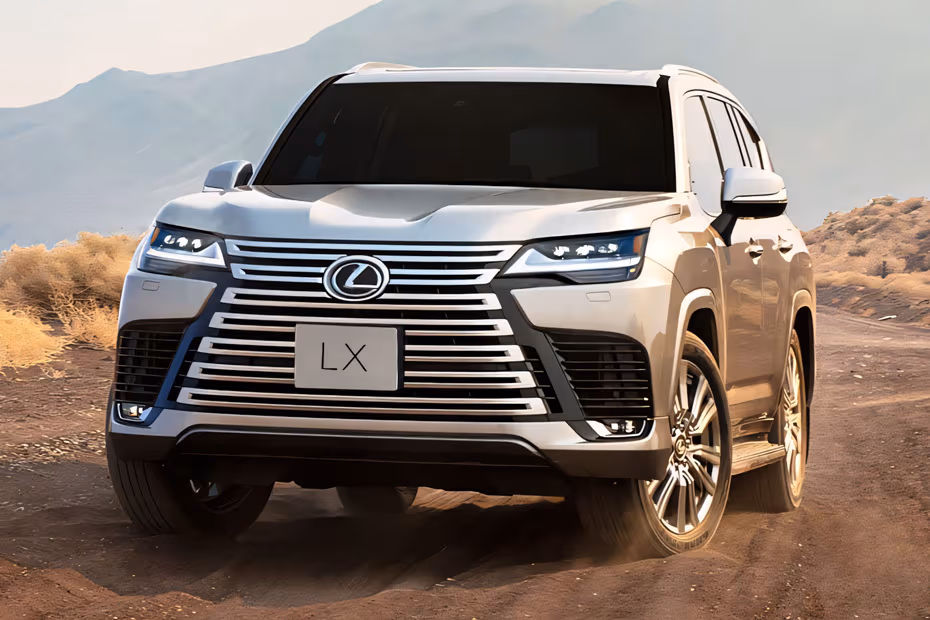 Lexus LX SUV 2026 front right three-quarter angle view