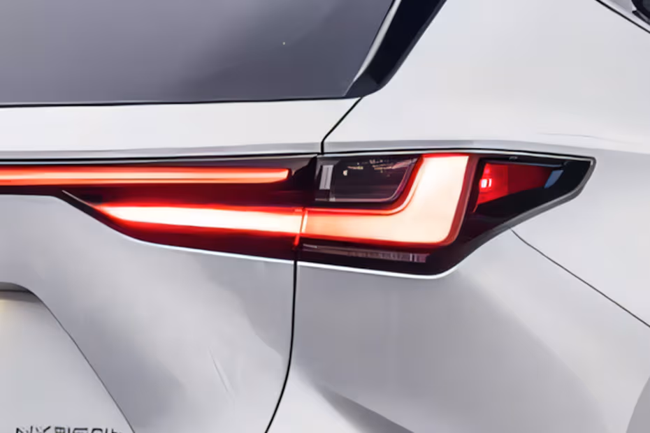 Lexus NX Hybrid 2026 SUV White Nova power tailgate closed view