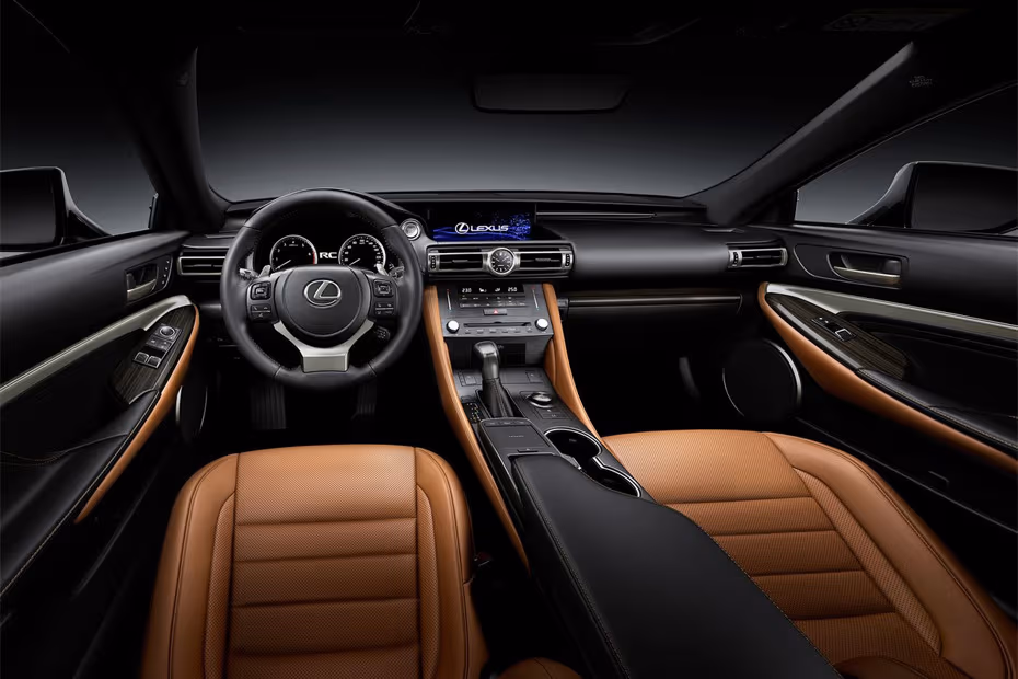 Lexus RC 2026 Coupe  Dashboard Layout View