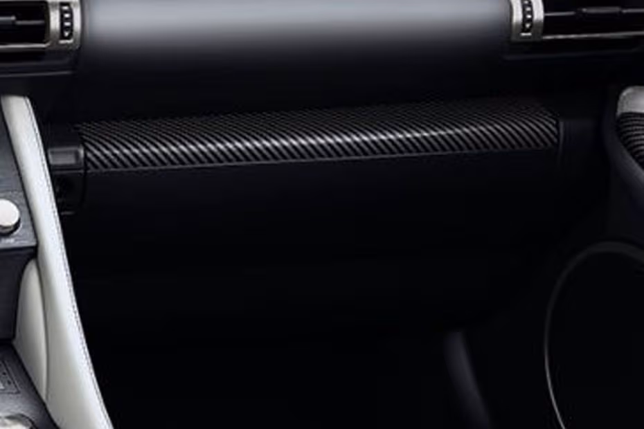 Lexus RC F 2026 Passenger Side Glovebox Closed