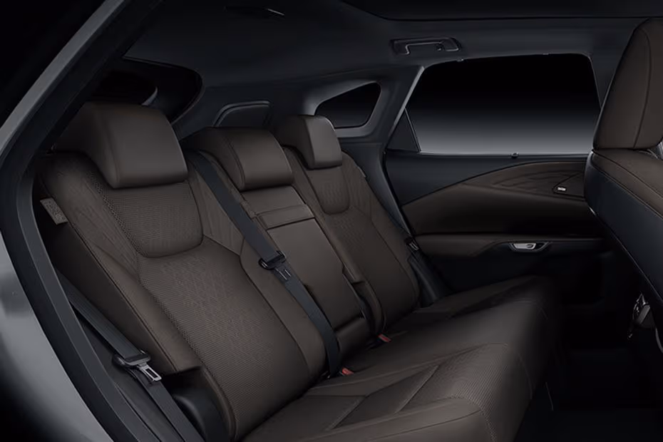 Lexus RX Hybrid 2026 SUV interior second row rear seats view