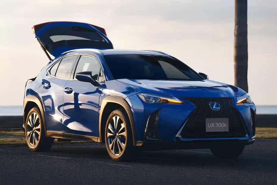 Lexus UX300H 2026 SUV Blue Front Left medium view 