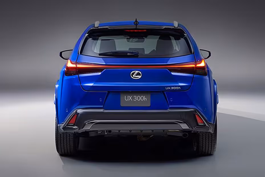 Lexus UX300H 2026 SUV Blue Rear view with taillights