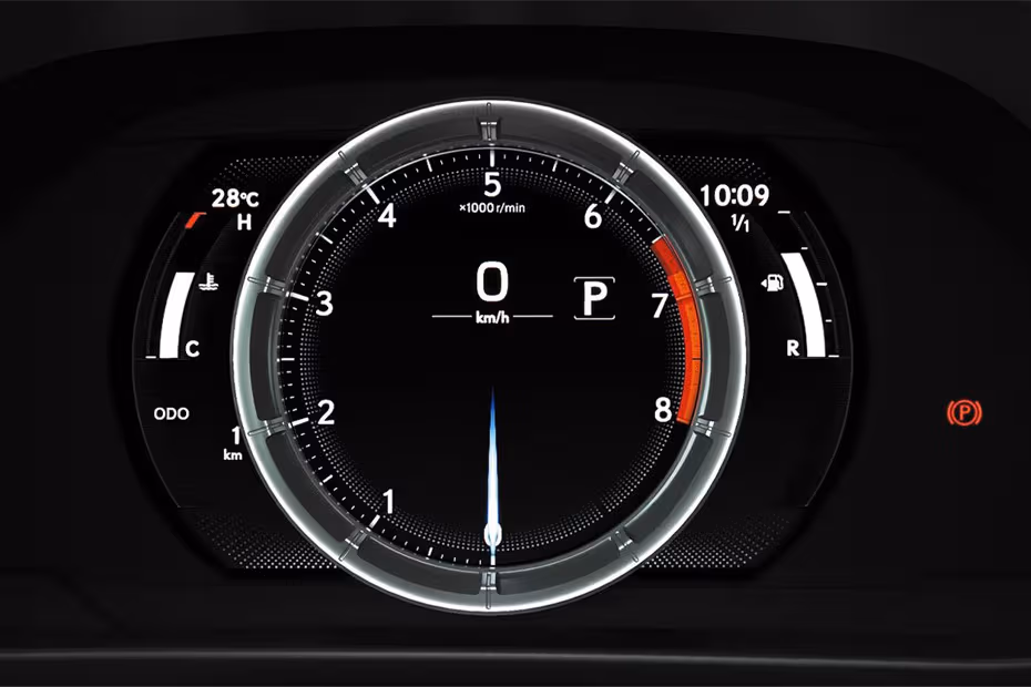 Lexus UX300H 2026 SUV Tachometer View