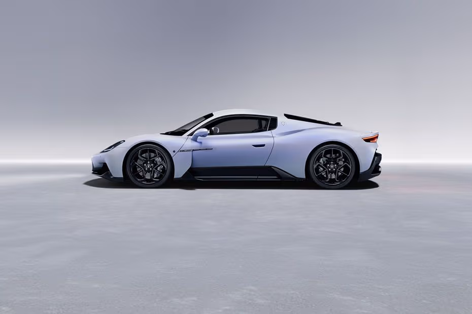 Maserati MC20 2026 Left Side Profile with Alloy Wheels