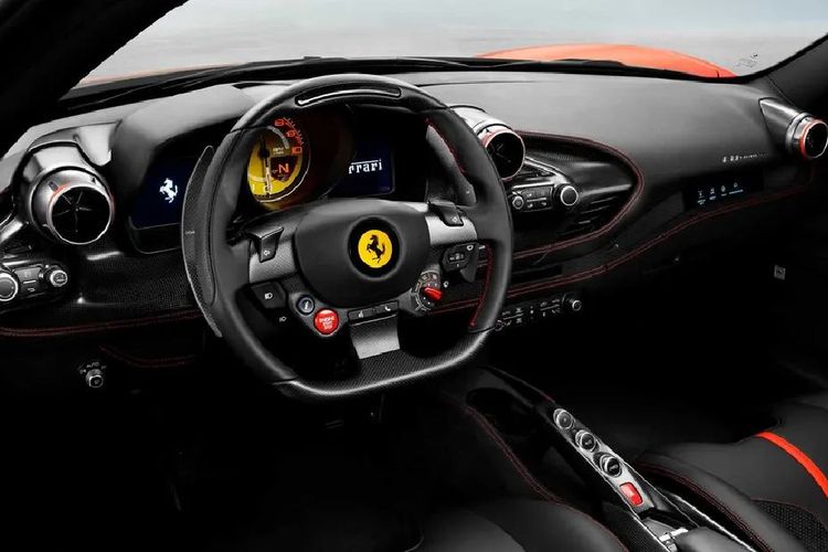 Ferrari F8 Spider Dashboard