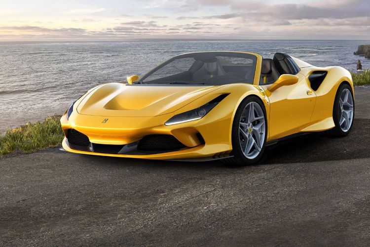 Ferrari F8 Spider Left Side Front View