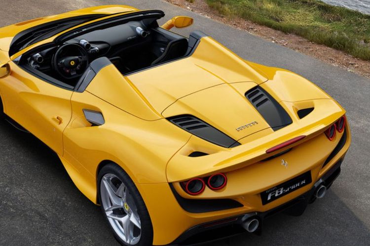 Ferrari F8 Spider Left Side View