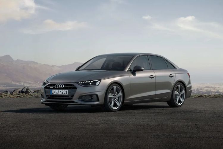 Audi A4 Left Side Front View