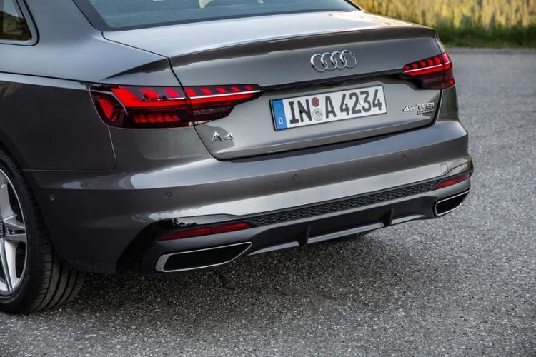 Audi A4 Rear Side View