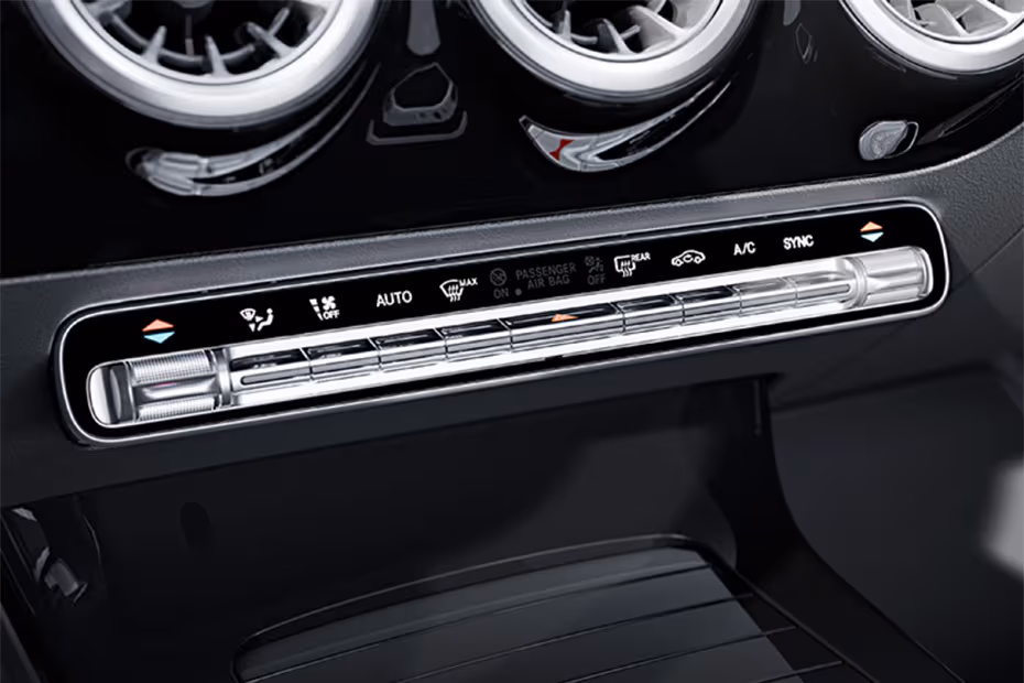 Mercedes-Benz A-Class Sedan Climate Control Panel
