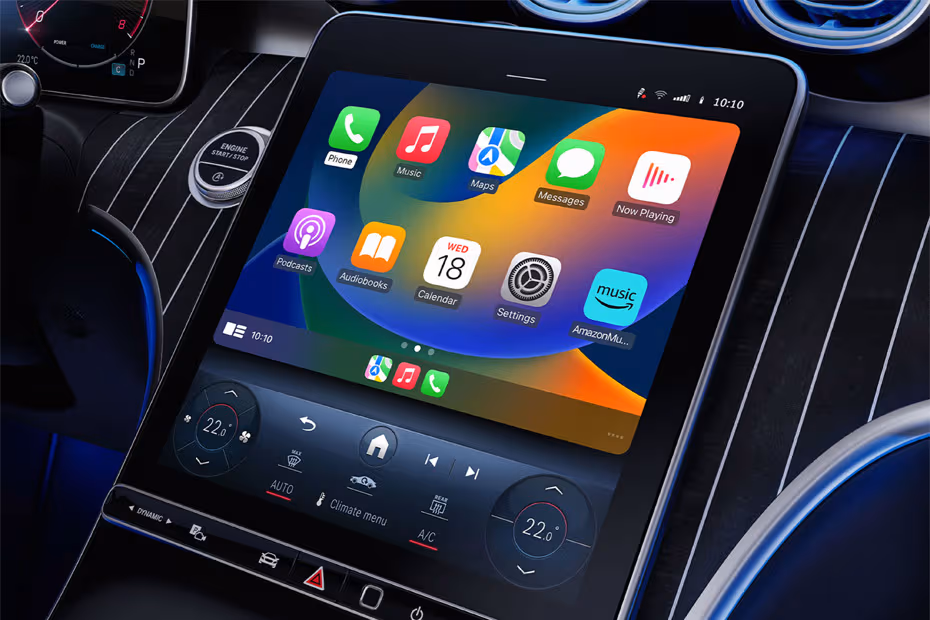 Mercedes-Benz AMG CLE 2026 Floating Touchscreen Infotainment System