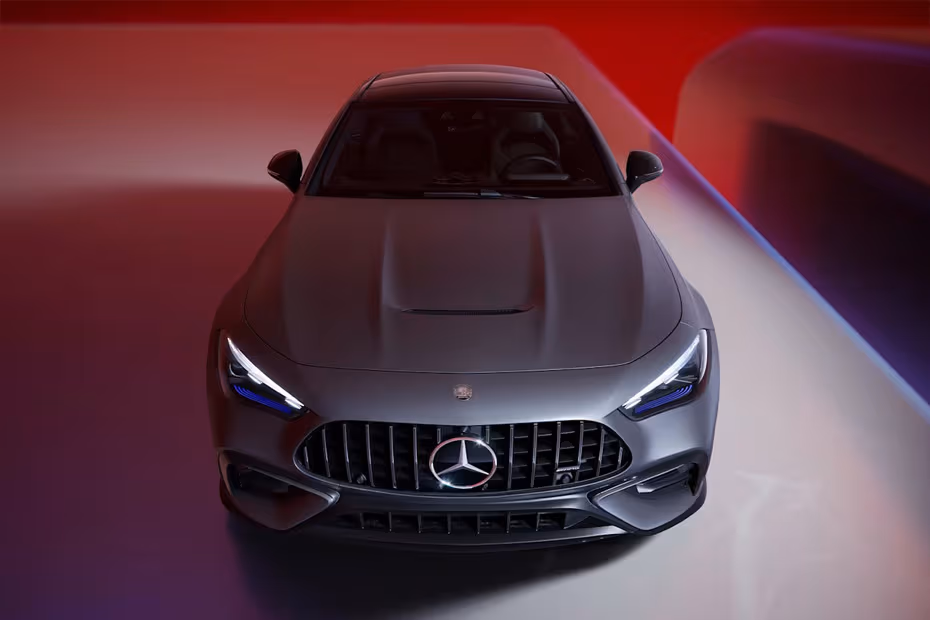 Mercedes-Benz AMG CLE 2026 Front View With LED Headlights
