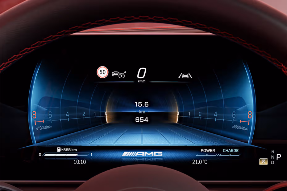 Mercedes-Benz AMG CLE 2026 Illuminated Driver Instrument Cluster