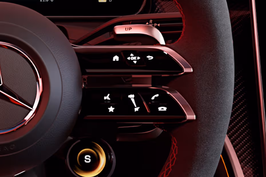 Mercedes-Benz AMG CLE 2026 Steering Wheel Horn Pad with Multifunction Steering Controls