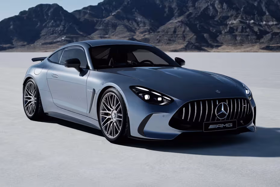 Mercedes-Benz AMG GT 2026  Front Left view With LED Headlights