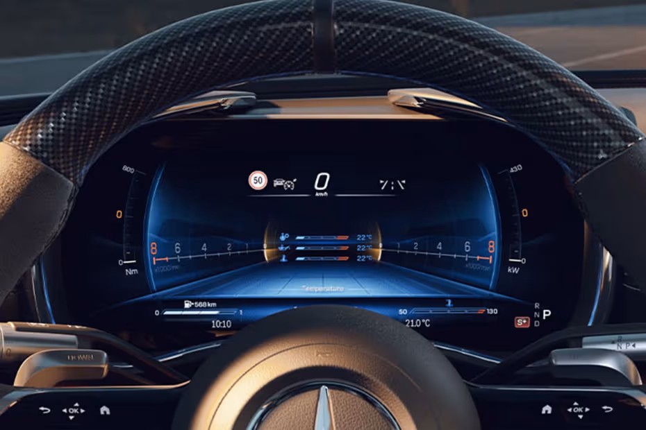 Mercedes-Benz AMG GT 2026 Interior Digital Instrument cluster and driver display screen