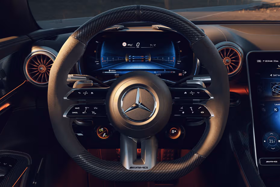 Mercedes-Benz AMG GT 2026 Multifunction Steering Wheel Controls