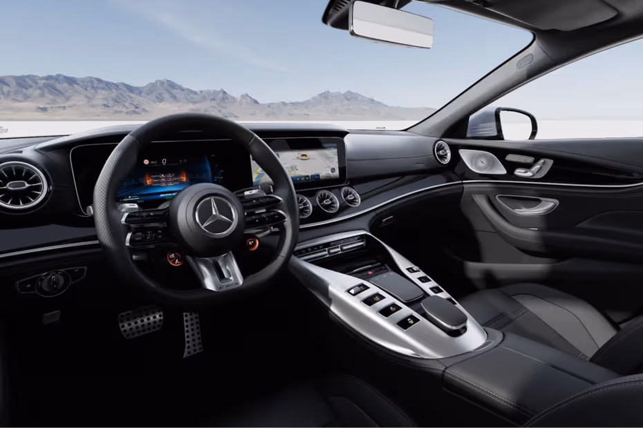 Mercedes-Benz AMG GT 4 DOOR 2026 Dashboard Layout with Dual integrated displays