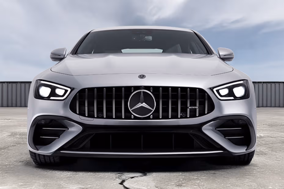 Mercedes-Benz AMG GT 4 DOOR 2026 Front View With LED Headlights