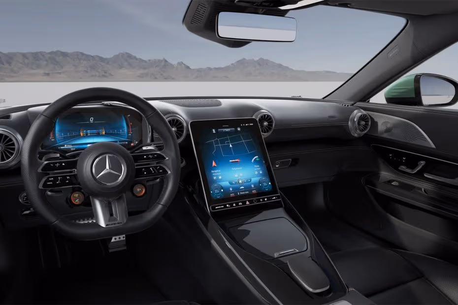 Mercedes-Benz AMG SL 2026 Dashboard Layout with Dual integrated displays