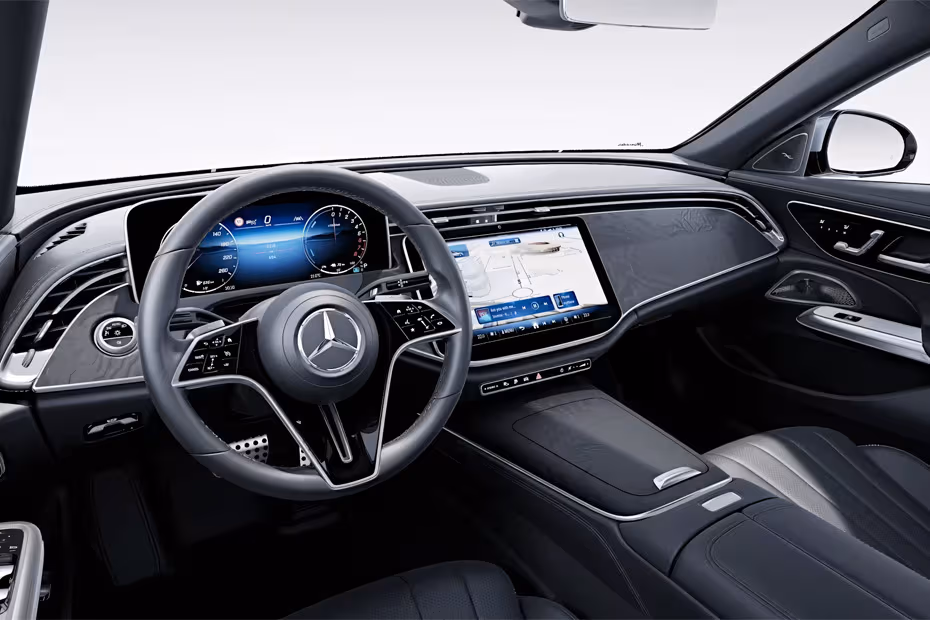 Mercedes-Benz E-Class Sedan 2026 Dashboard Layout with Dual Integrated Displays