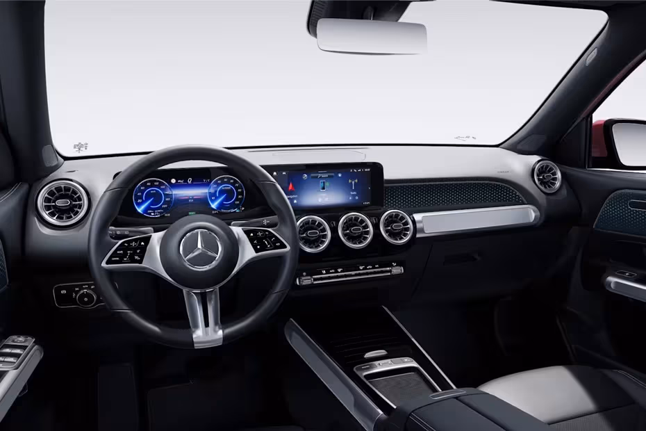 Mercedes-Benz EQB 2026 Dashboard Layout with Dual integrated displays