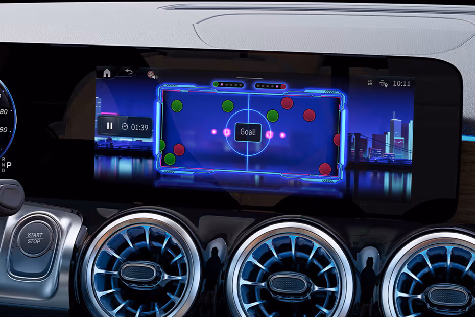 Mercedes-Benz EQB 2026 Floating Touchscreen Infotainment System