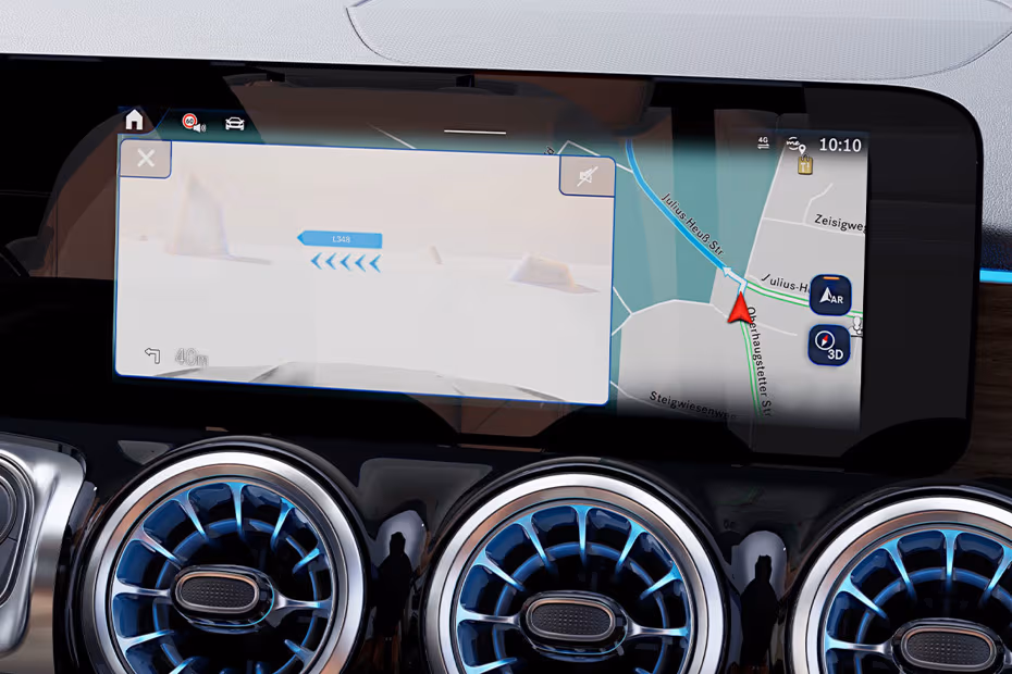 Mercedes-Benz EQB 2026 GPS Navigation Display