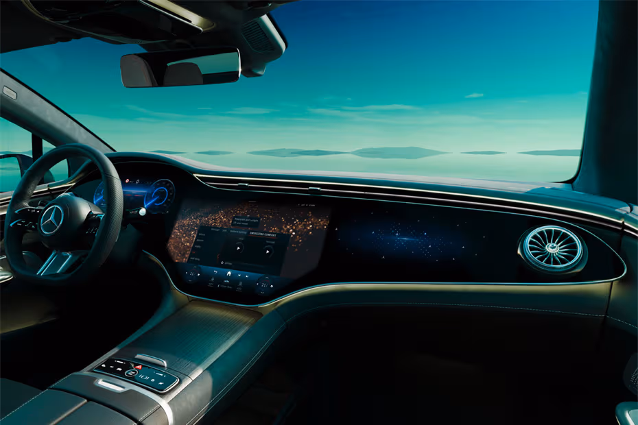 Mercedes-Benz EQE 2026 Front Passenger cabin View