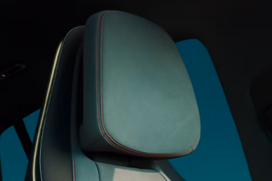 Mercedes-Benz EQE 2026 interior front seat adjustable headrest