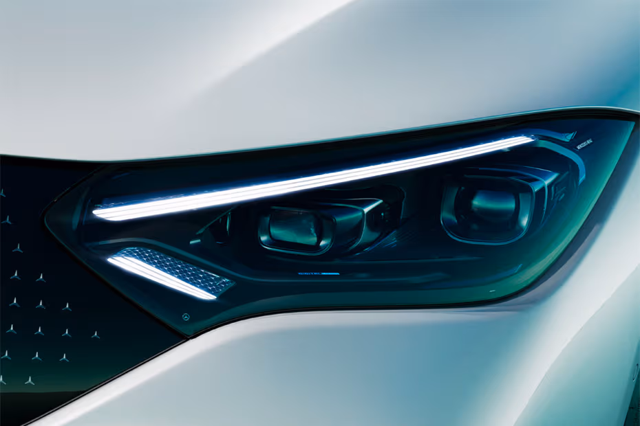 Mercedes-Benz EQE 2026 LED Projector Headlight Close up