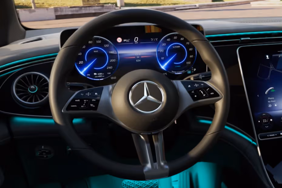Mercedes-Benz EQE 2026 Steering Wheel with multifunction steering controls